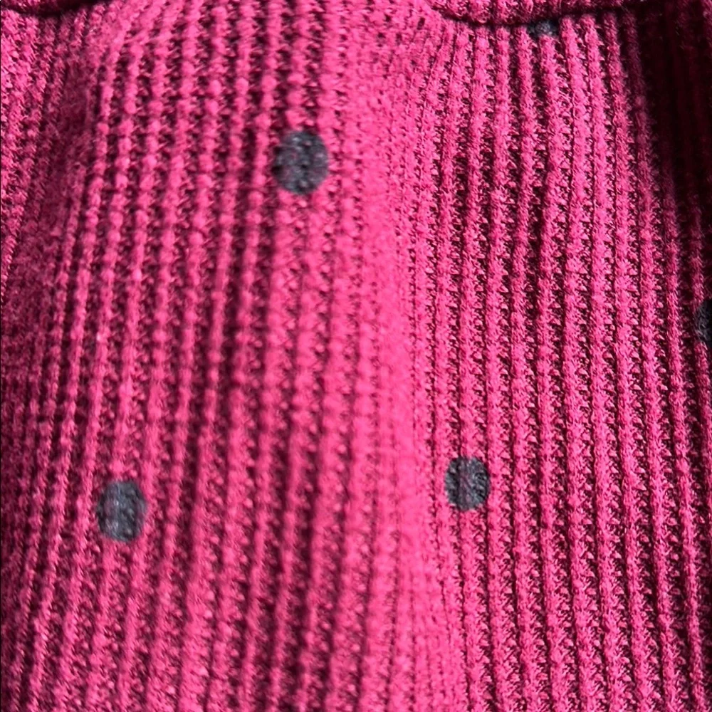 Cat‎ & Jack Maroon Dotted Casual Dress